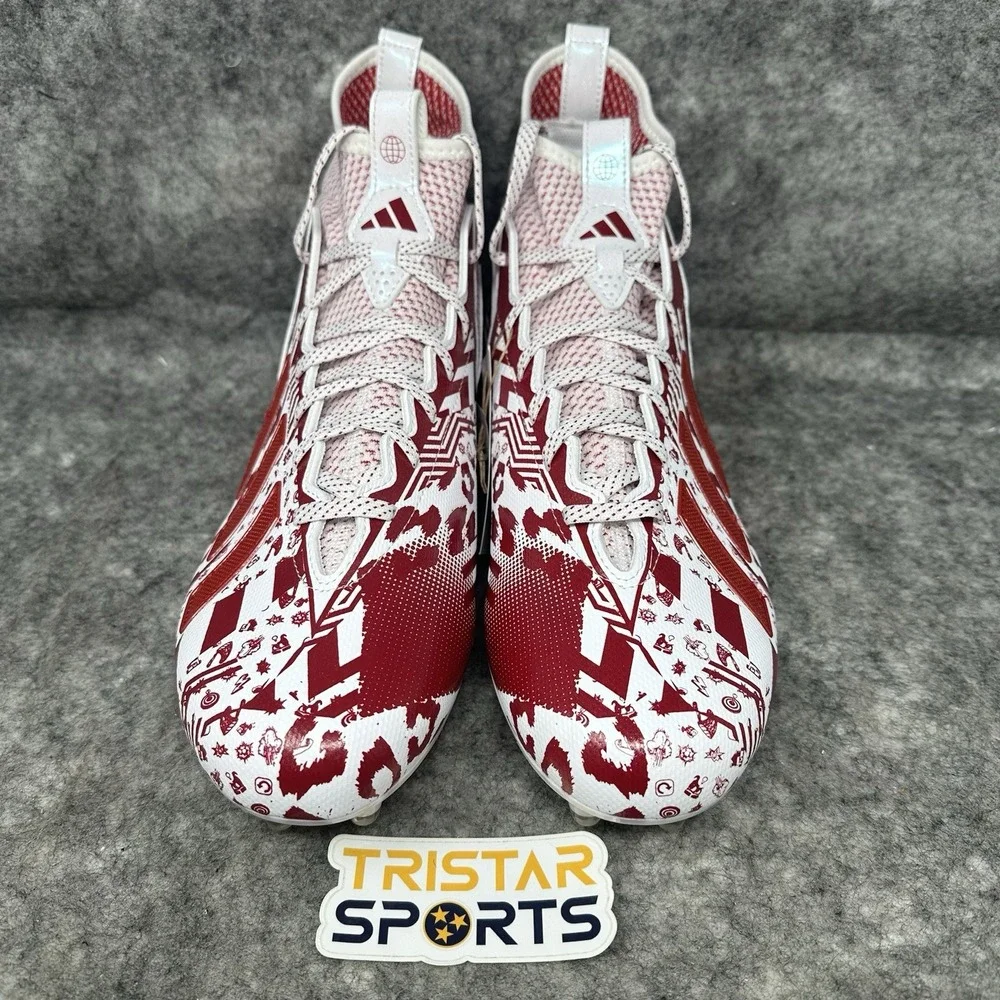 Adidas Freak 23 7v7 SMU Football Cleats Mens Size 12 Red White HP2441